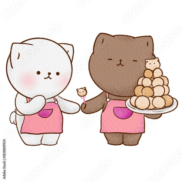 Obraz Bear Bread Shop