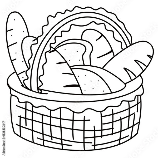 Obraz Bear Bread Shop