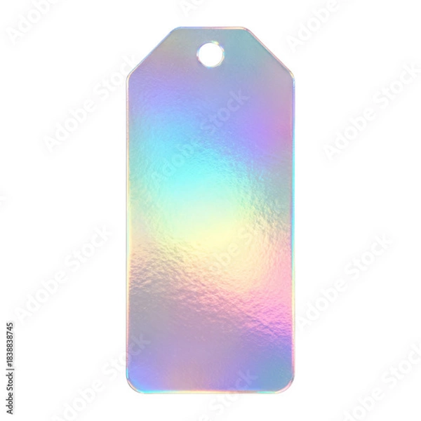 Obraz Holographic Sticker Tag - Unique Custom Designs for Every Purpose