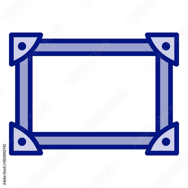 Obraz frame icon vector design template simple and modern