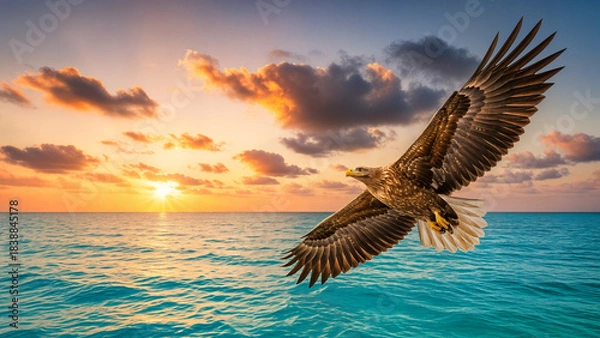 Obraz eagle in flight