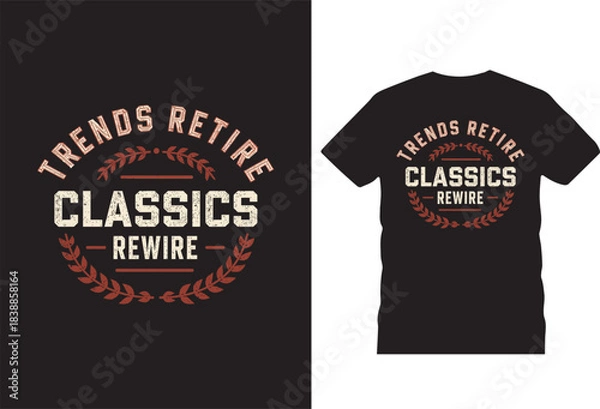 Obraz t shirt design concept