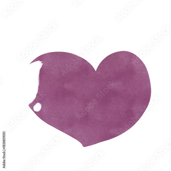 Obraz pink paper heart