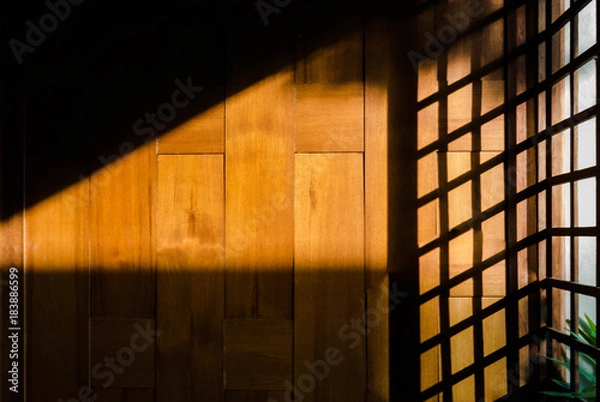 Obraz Light survives through the channel causing shadows.