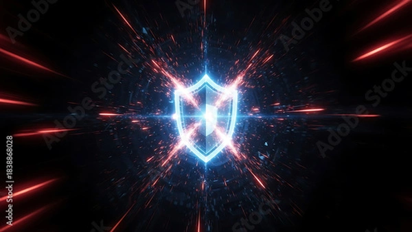 Fototapeta abstract technology background