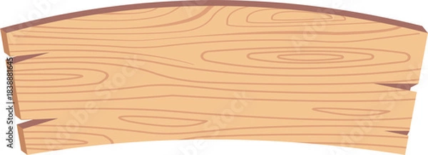 Obraz Vector wooden signboard