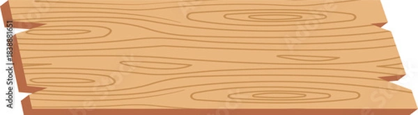 Obraz simple wooden plank