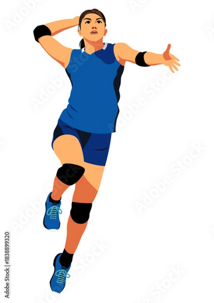 Obraz 女子バレーボール選手