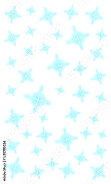 Obraz Blue glowing vertical pattern design