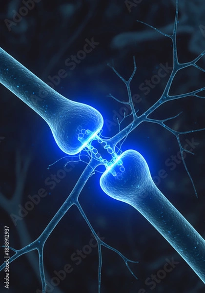 Obraz Neuron Synapse Contact