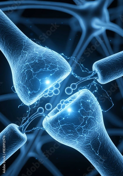 Obraz Neuron Synapse Contact