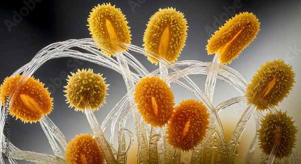 Obraz Subject Orange Fuzzy Domes