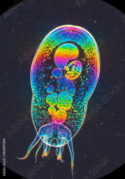 Obraz Macro Colorful Cell Like Organism