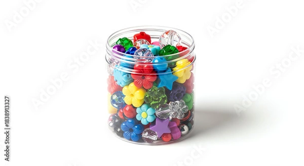 Obraz Multicolor Beads Jar
