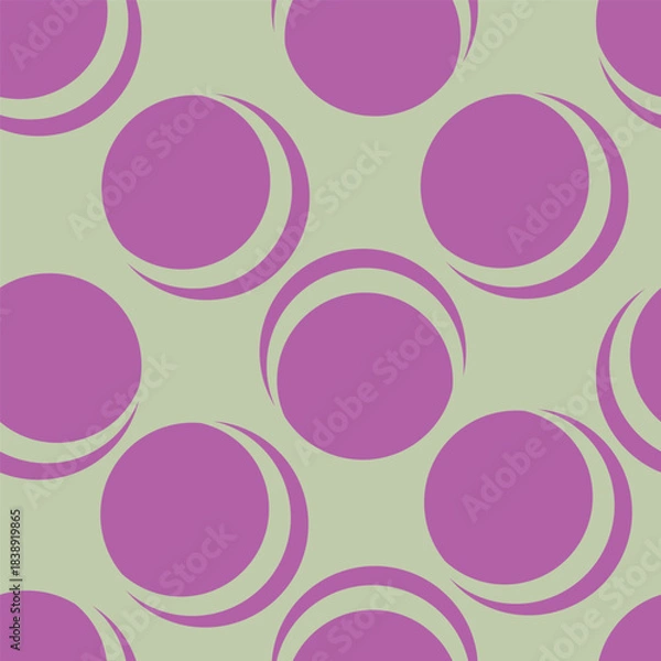 Fototapeta seamless pattern with circles