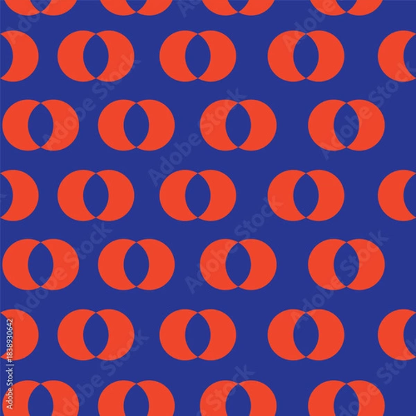 Fototapeta seamless pattern with circles