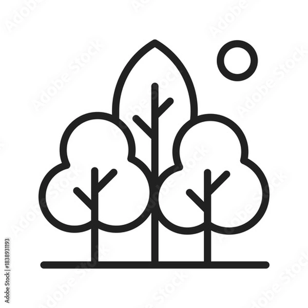 Obraz Tree icon