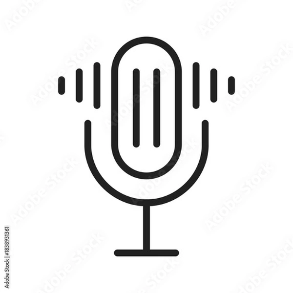 Obraz Voice assistant icon