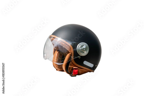 Obraz motorcycle helmet isolated on white