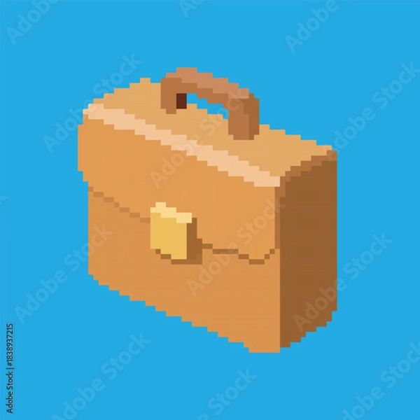 Obraz briefcase pixel art