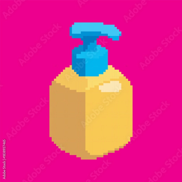 Obraz pump bottle pixel art
