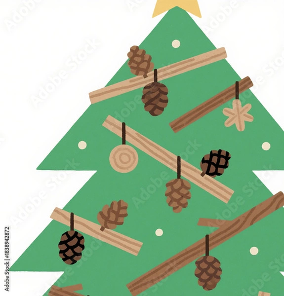 Obraz seamless pattern with trees