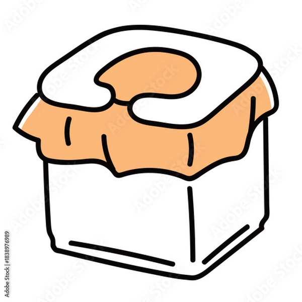 Obraz 簡易トイレ_単色