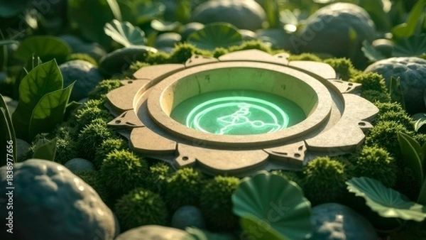 Obraz Linzhong Control Array Technology Art Installation Diagram