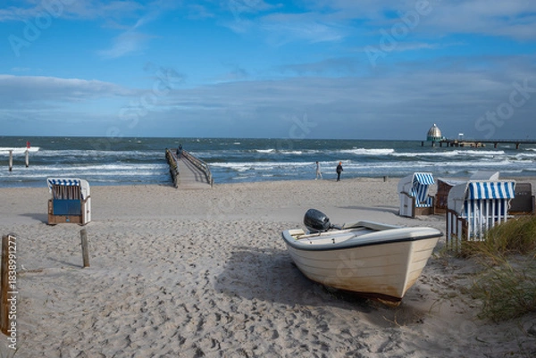 Obraz Strandansicht in Zingst.