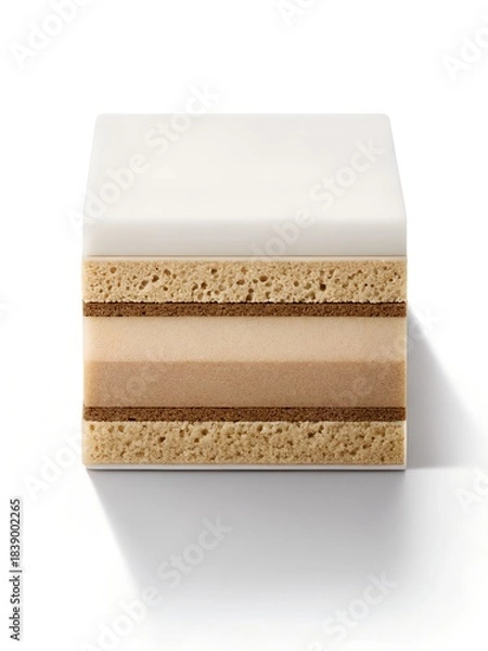 Fototapeta Layered Composite Sustainable Material Sample