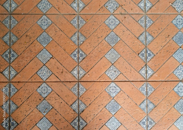 Obraz Close up ceramic wall and floor tiles