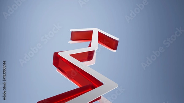 Obraz 3d rendering arrow abstract background