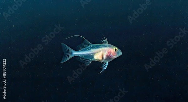 Fototapeta Fragile Survivors – Snailfish in the Depths of the Abyss