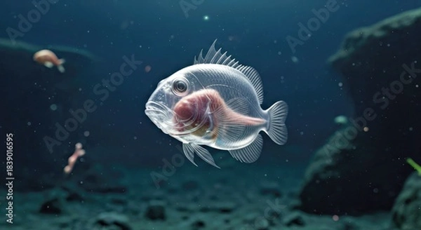 Fototapeta  Pseudoliparis swirei – The Deepest Known Fish in the Mariana Trench