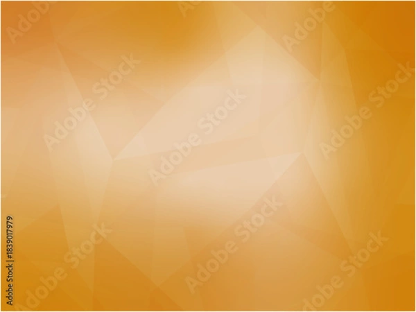 Obraz Warm orange gradient polygonal abstract background
