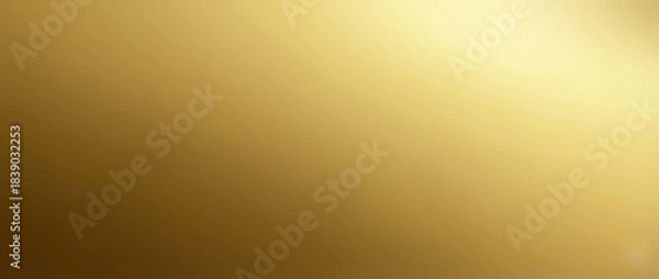 Obraz Soft gold metallic background with gradient light