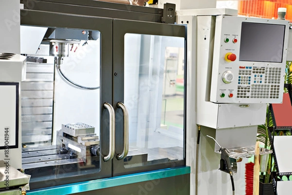Fototapeta CNC milling machine