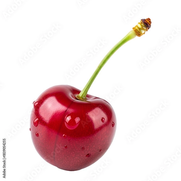 Obraz two cherries isolated on white