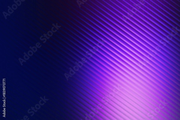 Fototapeta Diagonal purple gradient lines with textured effect, abstract background, flowing motion, digital art