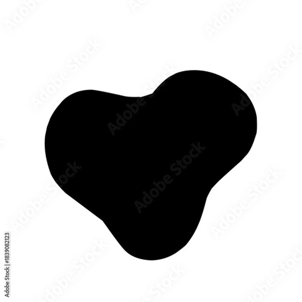 Fototapeta Irregular abstract blob frame