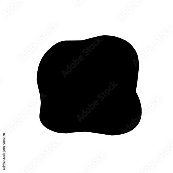 Fototapeta Irregular abstract blob frame