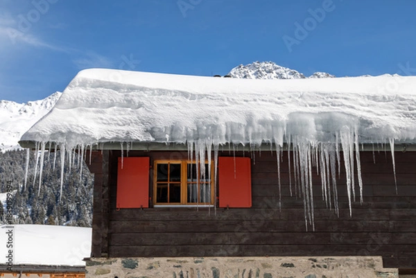 Obraz Roof_Icicles