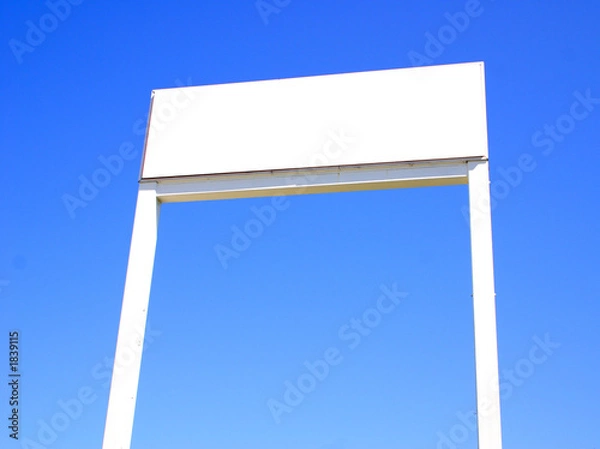 Obraz blank advertising space