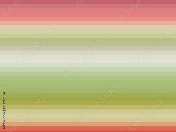 Fototapeta Abstract Striped Gradient Background in Red and Green Colors