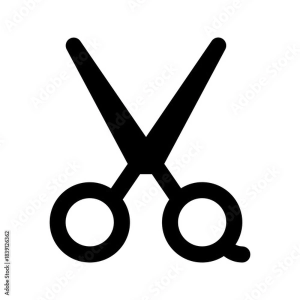 Obraz scissor line icon