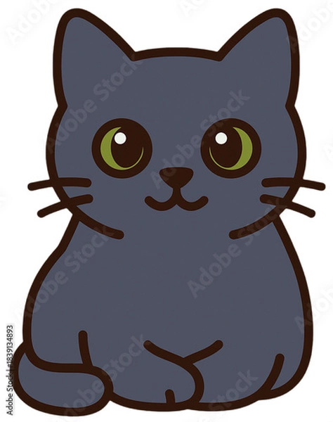 Obraz Cute Russian Blue Cat