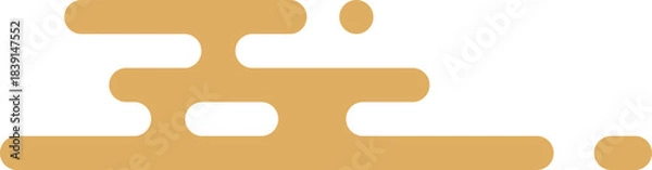 Obraz Abstract flowing liquid shapes background