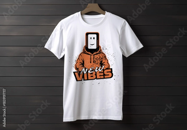 Obraz New Vibes 2026 Retro T Shirt