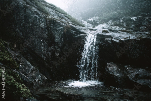Obraz waterfall in the forest