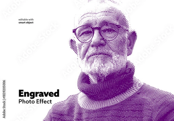 Obraz Engraved Photo Effect